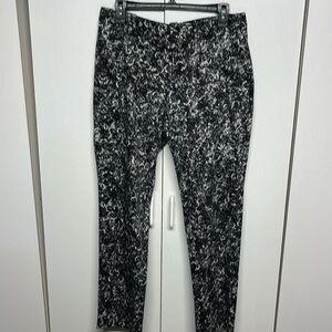 Calvin Klein High Rise Black & White Pants Vintage